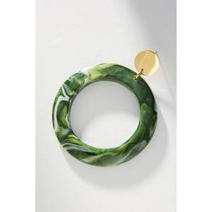 Boucles d'oreilles en résine de qualité supérieure, fabriquées à la main, élégantes, pour les soirées, accessoires de mode, bijoux en cristal, accessoires de mode - Product Image 1