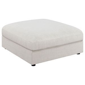 Duncan Beige Square Upholstered <b>Stool</b> & <b>Ottoman</b> - Product Image 1
