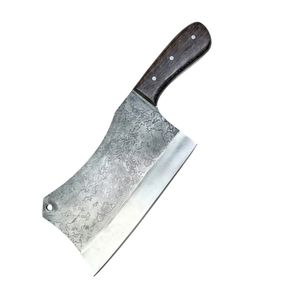 Couteaux de cuisine professionnels en acier inoxydable avec lame large polie et manche à triple rivet noir pour la viande - Product Image 5