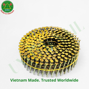 ตะปูเหล็กชุบสังกะสีแบบม้วน 15 องศา ODM OEM แบบก้านเรียบ หัวลายตาราง สำหรับปืนลม |   ตะปูแบบม้วน - Product Image 4