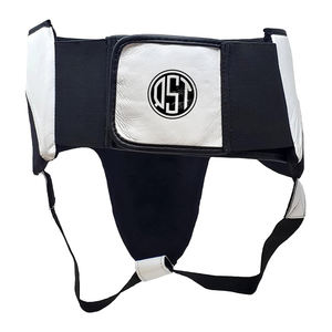 100% protección profesional de alta calidad para trabajo pesado tamaño de logotipo personalizado protector de ingle boxeo Kick Boxing Taekwondo entrenamiento hecho PU - Product Image 3