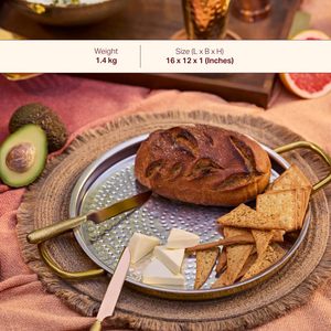 Brass Dosa Tawa with Insulated Handles, 12 "(30 cm) <b>Tin</b> Coated Brass Dosa Tava with Ayurvedic Benefits | Naturally Nonstick and - Product Image 4