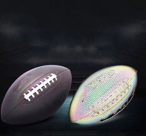 1Pcs Professional Rugby <b>Ball</b> Training <b>Exercising</b> Football Competition Accessory Fluorescence Standard Rugby Improve Passing - Product Image 1