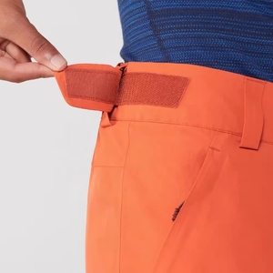 Pantalones de Nieve para Hombre, Color Naranja, Resistentes al Viento, Cintura Alta, Corte Recto, Estilo Deportivo, Cierre de Botones, Ropa de Invierno para Exteriores - Product Image 4