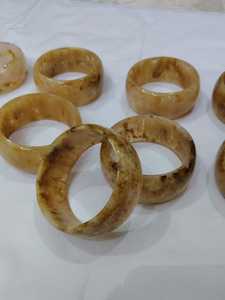 Artistic Eco Friendly Hand Modeled <b>Epoxy</b> <b>Resin</b> Bangles Customized Shape <b>Black</b> White Pattern Fashion Home Decoration Craft - Product Image 6