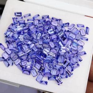 Natural Tanzanite Emerald Cut 6*4mm AAA Quality IGI Certified Blue Color 100 Cts Gemstone for Jewelry Making <b>Cheap</b> Price - Product Image 6
