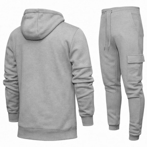 Conjunto Deportivo Personalizado para Hombre, Estilo Casual, con Capucha, para Invierno, Tela Suave, Sudadera con Logotipo Bordado Personalizado, Cordón Ajustable - Product Image 3