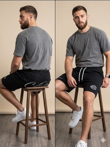 Pantalones Cortos Personalizados para Hombre, Estilo Urbano, Todas las Marcas, Cualquier Diseño Disponible, Alta Calidad, 100% Algodón Oxford, Cintura Alta - Product Image 3