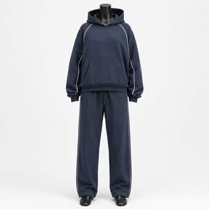 Ensemble de survêtement personnalisé pour femme, 2 pièces, jogging, sweat-shirt, vente en gros, vêtements de sport, fabricant de vêtements - Product Image 1