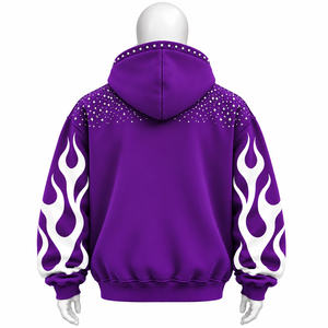 Sudadera con capucha de felpa francesa gruesa, oversize, de invierno, con logo estampado, alta calidad, precio económico, OEM, personalizada, a la moda, al por mayor - Product Image 4