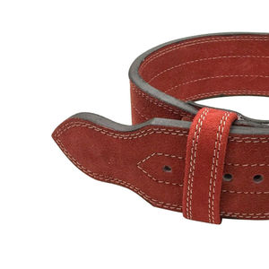 Cintura Professionale per Sollevamento Pesi <span class=keywords><strong>Anax</strong></span> Sport, 100% Pelle Sintetica di Alta Qualità, Antiscivolo, Traspirante e Resistente - Product Image 4