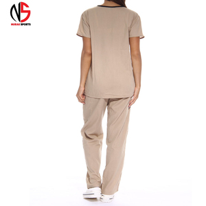 Uniforme de Enfermería de Hospital de Primera Calidad, Tejido de Mezcla de Algodón, Color y Talla Personalizables, Servicio OEM, Último Diseño - Product Image 3