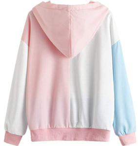 Sudadera con Capucha de Algodón y Felpa de Alta Calidad, Personalizada, Casual, de Manga Larga, con Bolsillo Canguro para Mujer - Product Image 2