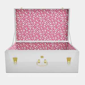 กล่องเก็บของตกแต่งบ้าน, กล่องเก็บงานฝีมือ, กล่องเก็บของเล่น, กล่องเก็บเครื่องประดับแฟชั่น, กล่องเก็บของสีชมพูสวยหรู, กล่องเก็บของโลหะ - Product Image 1