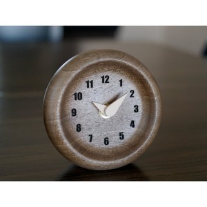Reloj de Escritorio Minimalista de Madera, Circular, Funciona con Batería, Movimiento de Cuarzo, Visualización de Agujas, Diseño Moderno y Silencioso - Product Image 3