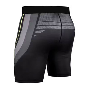 <b>Elastic</b> Waist New Arrival Gym Wear Compression Shorts High Street Solid Premium Quality Breathable Workout Compression Shorts - Product Image 4