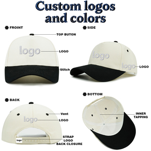 Gorra de Béisbol Deportiva Unisex de Alta Calidad en Dos Tonos Coloridos - Gorra Estructurada de 5 Paneles con Corona Alta, Bordado OEM en Algodón - Product Image 5