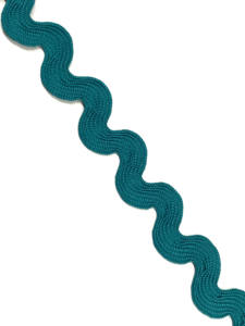 Ruban de dentelle en organza coloré de 5 mm, brodé double face, haute ténacité, 100 % polyester, bordure en ruban zigzag, pour la couture de fleurs - Product Image 2