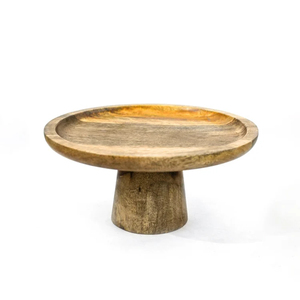 Base para Pastel de Madera de Teca de Alta Calidad, Ecológica, Redonda, para Exhibición de Postres, para Hogar, Cocina, Bodas y Fiestas, en Oferta - Product Image 3