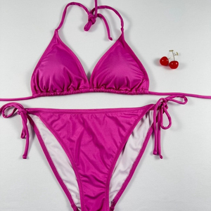 Ensemble de bikini imprimé slim fit pour femmes, 2 pièces, taille haute, maillot de bain en polyester, vêtements de plage tendance, maillot de bain d'été - Product Image 6