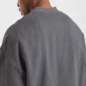 Sudaderas de Alta Calidad para Hombre, con Logotipo Personalizado, al por Mayor, de Felpa Gruesa, Corte Holgado, Hombros Caídos, Ecológicas - Product Image 6