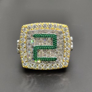 Custom Championship Ring 925 Silver 10k 14k 18k Gold Lab Grown Iced Out Team Logo Names Numbers Sports Trophy Wholesale Factory - Product Image 1