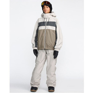 Ensemble de pantalon cargo à capuche unisexe avec logo personnalisé, fermeture éclair, style rétro, imperméable, coupe-vent, baggy, pour le snowboard, combinaison de ski deux pièces - Product Image 5