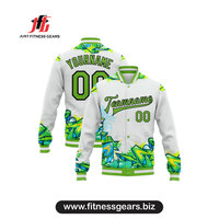 Veste universitaire personnalisée pour homme, rouge et noir, impression par sublimation, vêtement d'hiver décontracté, respirant, col montant chauffant, broderie, polyester