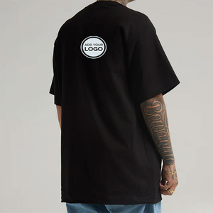 T-shirt surdimensionné personnalisé, écologique, lourd (7,5 oz), en mélange bambou/coton, style Shaka Wear, uni, streetwear, pour hommes, en gros - Product Image 1