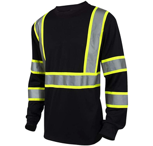 เสื้อยืดสะท้อนแสงความปลอดภัยสูงมองเห็นได้ชัดเจนผลิตจากโรงงาน - Product Image 1