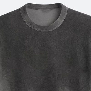 เสื้อยืดฮิปฮอปผู้ชายทรงปกติ คุณภาพพรีเมียม ดีไซน์เรียบง่าย โอเวอร์ไซส์ ผลิตจากโพลีเอสเตอร์/คอตตอน แห้งเร็ว ระบายอากาศได้ดี คอกลม - Product Image 5