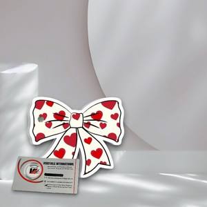 Outils pour cils magnétiques en acrylique, motif Cœur, Nœud d'amour, Papillon, Fleur, pour la Saint-Valentin, Marque privée, Réutilisables, Écologiques - Product Image 5