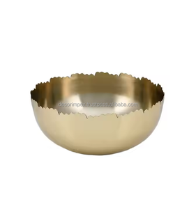 Cuenco redondeado de aluminio, precio razonable, frutero con acabado brillante, catering y cantinas, cuenco para servidor de alimentos para fiestas de bodas - Product Image 1