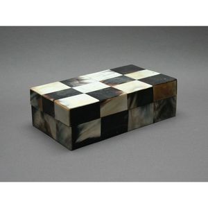 "Handmade Natural Buffalo Horns Decorative Jewelry Box with Dry Fruit Storage" - Product Image 4