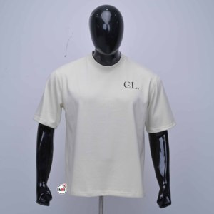 เสื้อยืดคอกลมแขนสั้นผู้ชายคุณภาพสูงจากผู้ผลิต พิมพ์ลายตัวอักษร GL ทรงปกติ ผ้าเจอร์ซีย์ ใส่สบาย เหมาะสำหรับกิจกรรมกลางแจ้ง ทำจากผ้าฝ้าย - Product Image 1