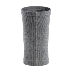 Genouillère tricotée avec protection antichoc pour le volley-ball, unisexe, à enfiler, toutes saisons, grise, genouillère de compression - Product Image 3