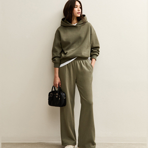 Custom Logo Sweatpants Unisex Thick Cotton <b>Cuffed</b> <b>Joggers</b> Men Women Casual 400 GSM Heavyweight Fleece Sweatpants - Product Image 1