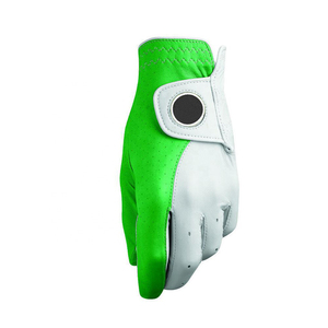 Gants de golf en cuir Cabretta personnalisés avec logo, fermeture auto-agrippante, antidérapants, doux, respirants, prix de gros pour hommes - Product Image 4