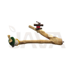 Juguete de Madera de Café Ecológico y Duradero para Pájaros, Rama para Pájaros C S - Product Image 1