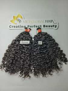 Vietglobal cheveux birmans bouclés en vrac cheveux vrais cheveux - Product Image 3