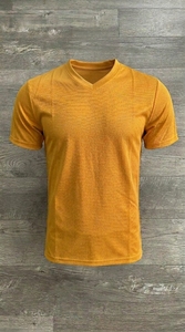 เสื้อยืดคอวีผ้าฝ้ายสำหรับผู้ชาย นุ่ม ระบายอากาศได้ดี สวมใส่สบาย แขนสั้น เหมาะสำหรับใส่ในฤดูร้อน ใส่ได้ทุกวัน ทรงปกติ - Product Image 5
