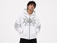Fabricant de vêtements OEM – Ensemble 2 pièces respirant avec logo personnalisé, sweat à capuche zippé et pantalon de jogging, 100 % coton uni, collection automne