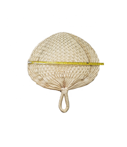 Abanicos artesanales de tejido de algas marinas-Abanico de paleta de algas marinas naturales-Abanico de algas marinas con borla para regalo fiesta vacaciones boda artesanías - Product Image 5