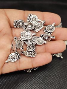 Abalorios de latón, Abalorios sin pulir, Abalorios rellenos de plata, Abalorios para macramé y fabricación de joyas - Product Image 4