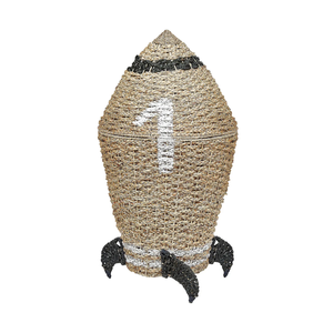 Cesta de juguetes para niños de junco marino ecológica al mejor precio, cesta de lavandería con tapa, cesta para ropa sucia para niños de Vietnam - Product Image 2