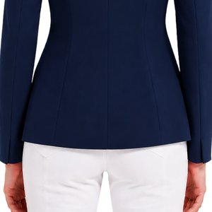 Veste d'équitation bleu marine pour femme, blazer de compétition classique, manteau d'équitation sur mesure, vente en gros, mode - Product Image 6