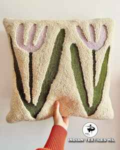 Funda de Cojín de Algodón Tufted de Alta Calidad con Técnicas de Bordado y Tejido para el Hogar, Sala de Estar, Sofá, Cama, Almohada Lumbar, Hoteles por ITHL - Product Image 1