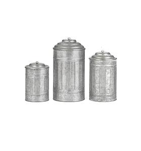 Trending Design Durable galvanized metal <b>storage</b> <b>container</b> for kitchen pantry spices coffee and sugar keeping fresh longer - Product Image 1