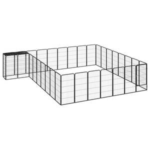 Corral Grande para Perros de Acero con Recubrimiento de Polvo Negro, Categoría de Productos: Corrales para Perros de Polietileno - Product Image 1