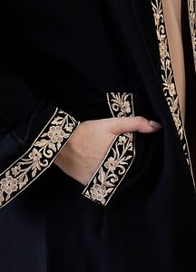 New2026 Dubai Beautiful Black Traditional Islamic Clothing for Women Saudi Arabia Abaya Dubai Abaya Muslim Clothing Gulf Cloth - Product Image 2